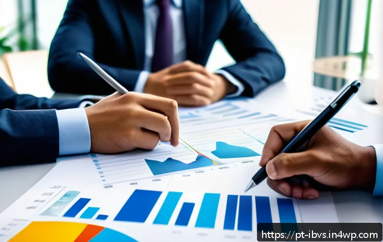 투자 리스크에 대한 심리적 접근법 - A detailed, realistic digital illustration of a diverse group of Brazilian investors gathered around...